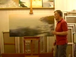 Michael Major Paints a Painting: Action 2